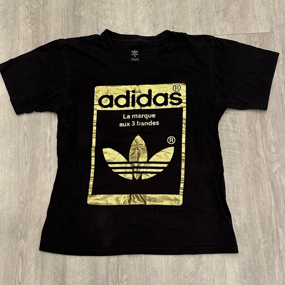 Amazing Condition Metallic Adidas Tee